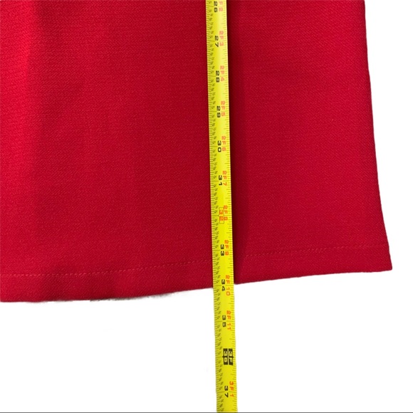 Everly Red 3/4 Sleeve Embroidered Mini Dress Women Small - Picture 13 of 14